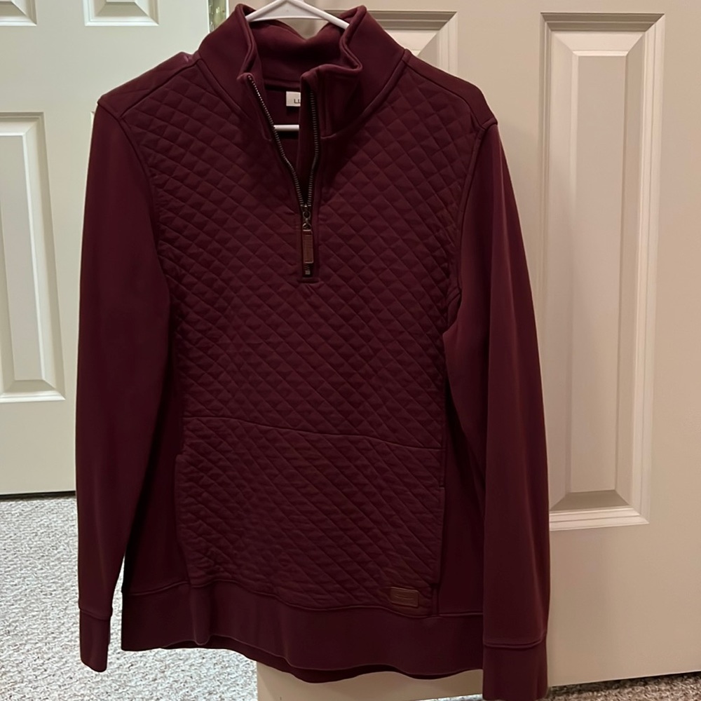 Women LL Bean Quilted Pullover